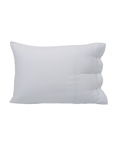 Lexington Hotel Tencel Stripe White/Blue Pillowcase